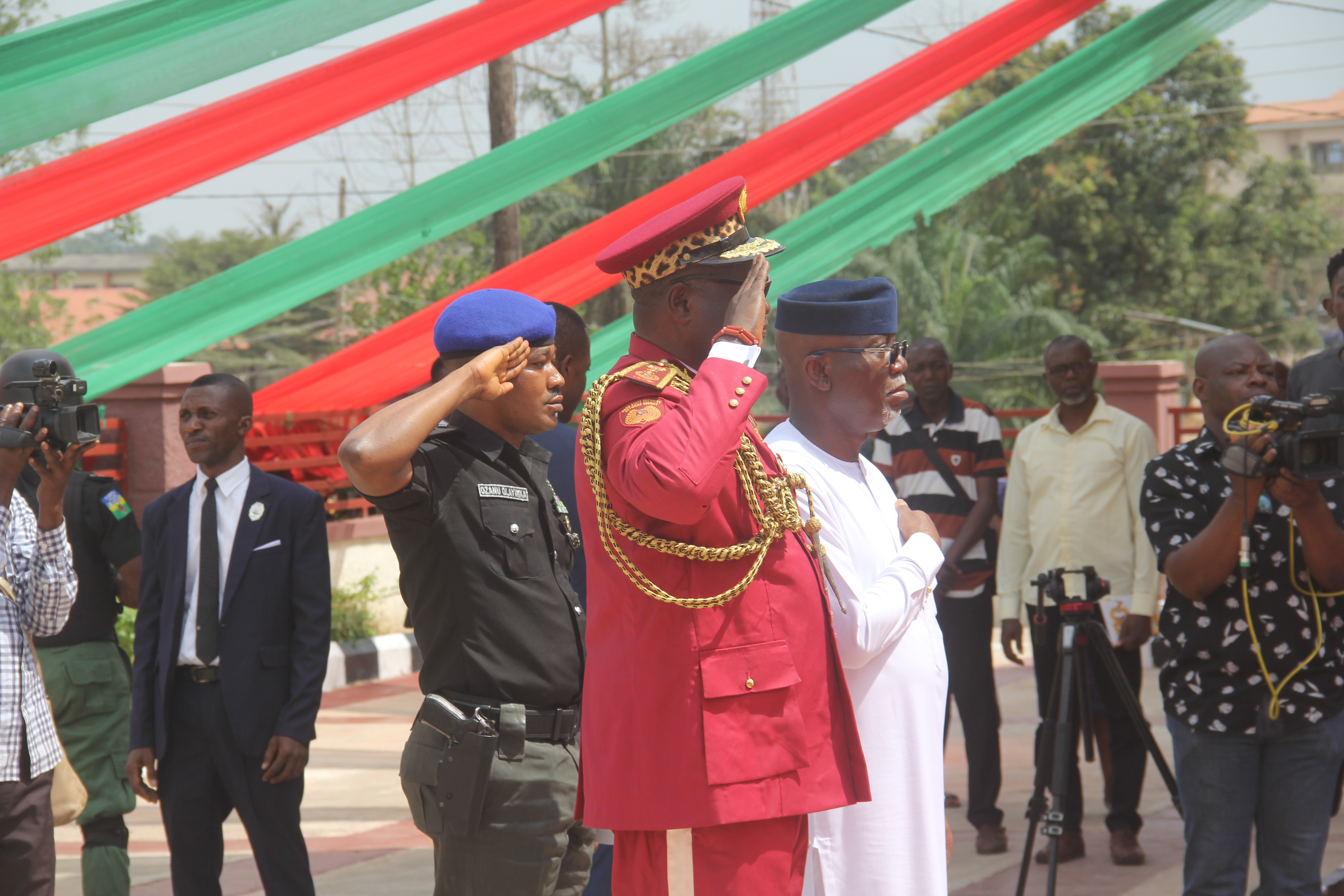 His Excellency, Governor Lucky Orimisan Aiyedatiwa inaugurates Amotekun command, control centre